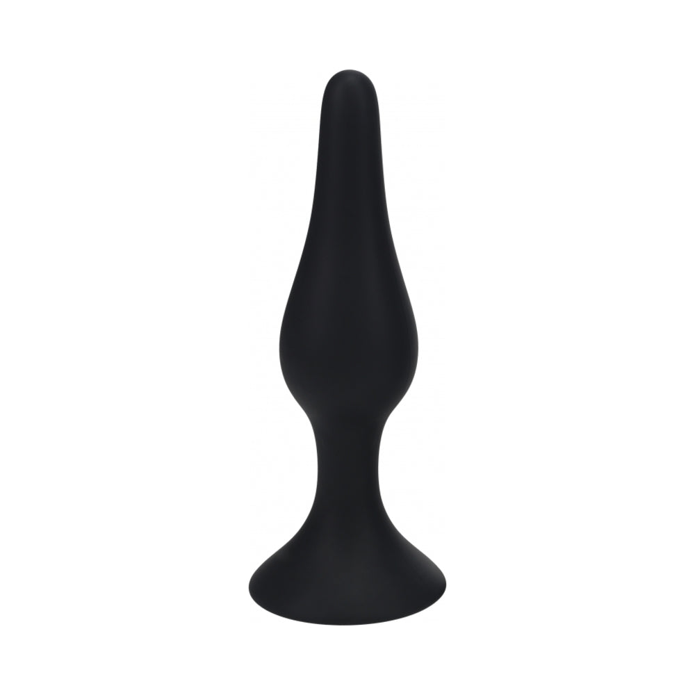 LEVELZ Slim Silicone Anal Plug Extra Large Black